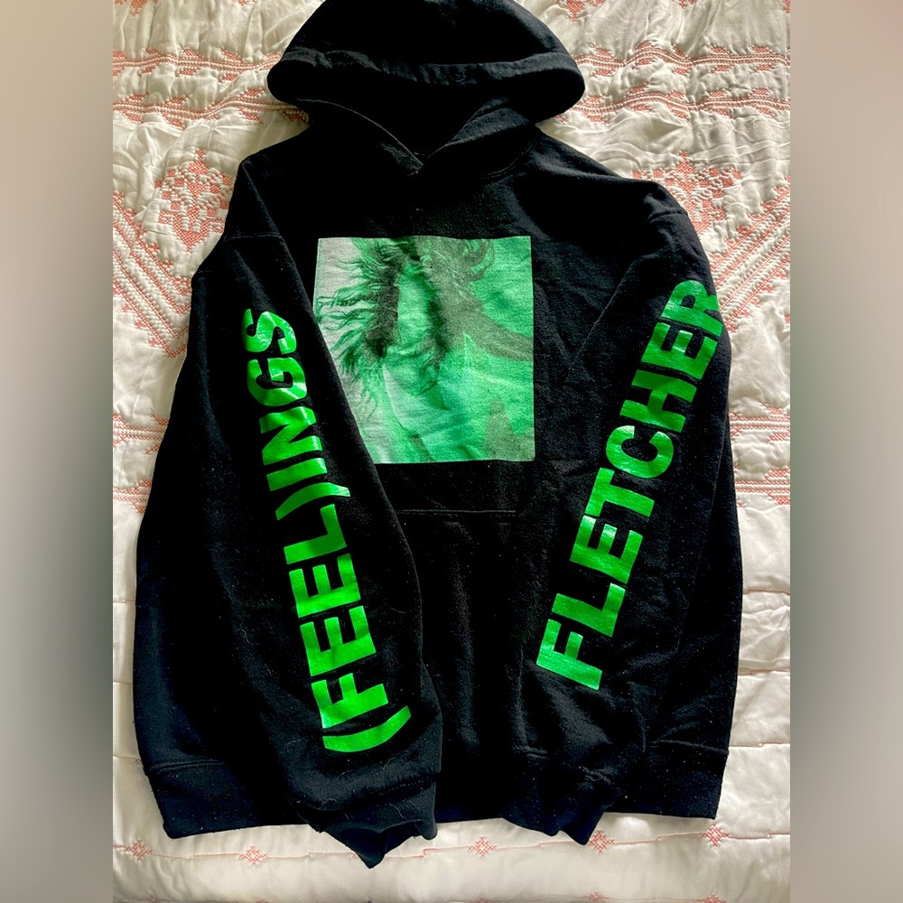 Fletcher Black Graphic Hoodie